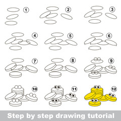 Drawing tutorial for preschool children.