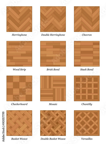 "Parquet pattern chart - most popular parquetry wood ...