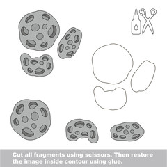 Paper kid game. Easy application for kids.