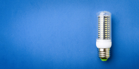 Fototapeta na wymiar Energy saving LED light bulb