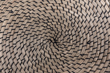 Wicker basket structure texture