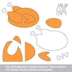 Paper kid game. Easy application for kids.