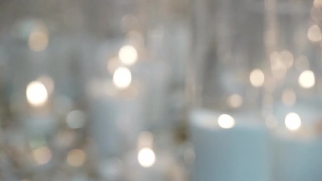 Wedding Wax Candles Decorative wax candles for wedding cerimony. Romantic dinner table decoration for a wedding or dating.