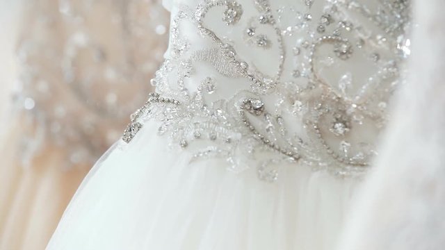 Wedding dress of the bride. Shop wedding dresses
