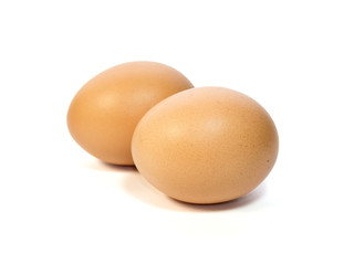 Eggs isolated on White Background