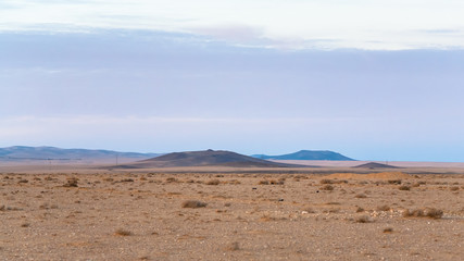 wasteland along Desert Highway (Road 15) in Jordan