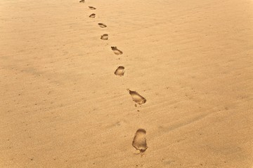 Footsteps in Sand