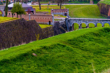 Fortification of 17th century in Maubeuge (France)