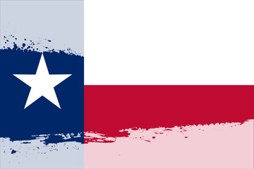 Texas Flag Splash