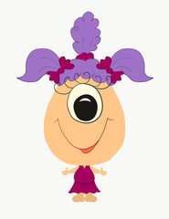 funny little monster girl	