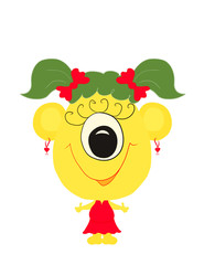 funny little monster girl	