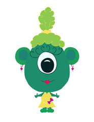 funny little eared monster girl	