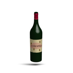 Bottle of vine