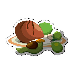 Delicious and healthy food vector illustration graphic design