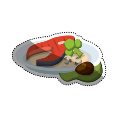 Delicious and healthy food vector illustration graphic design