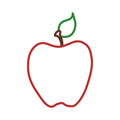 delicious apple fruit vector illustration graphic design