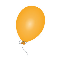 Balloons birthday decoration vector illustration graphic design