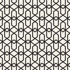 Vector Seamless Pattern. Abstract Geometric Background Design. Stylish Lattice Texture..