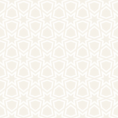 Vector Seamless Pattern. Abstract Geometric Background Design. Stylish Lattice Texture..