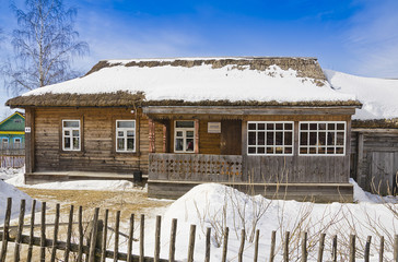 The House where was born Yuri Gagarin / village Klushino Smolensk region