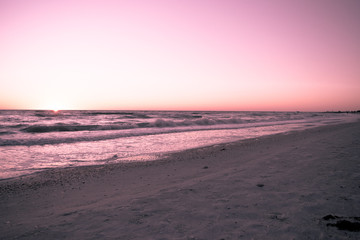 Boca Ciega Bay - Sunset Beach - Treasure Island, FL - Sunset on the Beach