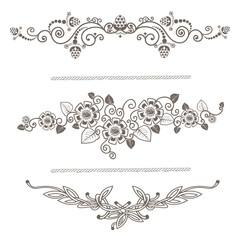 Vintage decoration pages