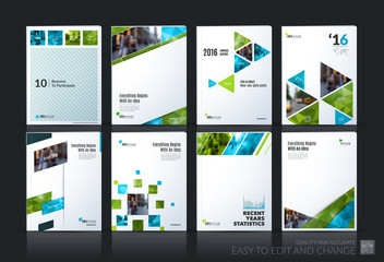 Abstract vector business template. Brochure layout, cover modern