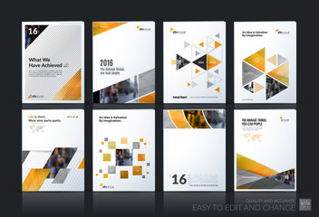 Abstract vector business template. Brochure layout, cover modern