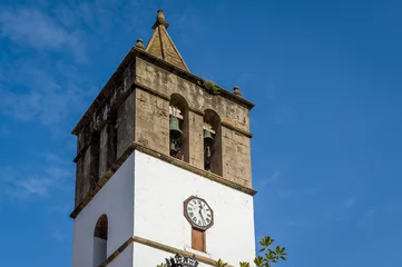 Deurstickers Icod bell tower, Tenerife © AlexanderNikiforov