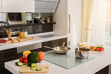 Healthy food in cook room