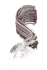 smear paint of mascara