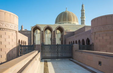     MUSCAT, OMAN - September 26: Sultan Qaboos Grand Mosque in Muscat, Oman on September 26, 2015....
