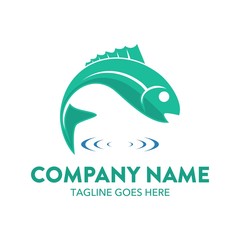 Obraz premium Fishing Logo