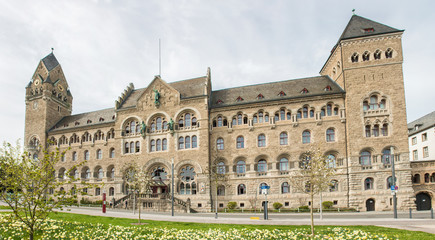 Fototapeta na wymiar Preußisches Regierungsgebäude (Oberlandesgericht) Koblenz Rheinland-Pfalz