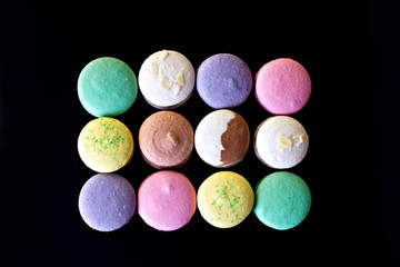 Multicolored macaroons