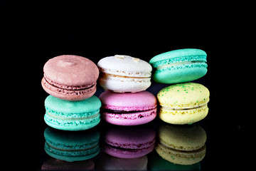 Multicolored macaroons