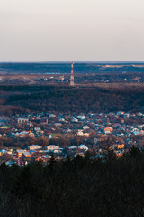 View of the Pyatigorsk city from the hilltop.