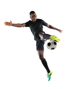 Fototapeta African American Soccer Player