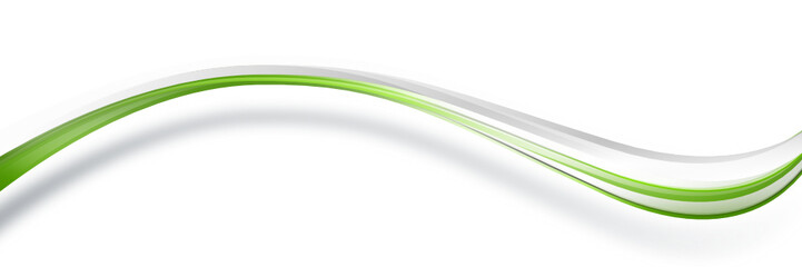 Band Banner Grün Welle Wellen