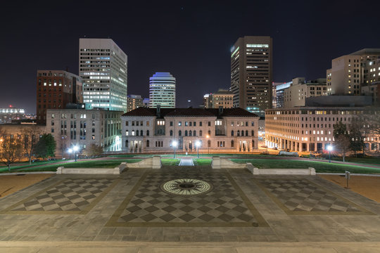 Richmond, Virginia Skyline From Capitol Building