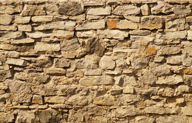 Fototapeta premium Grey stone wall background. Surface stone wall background.