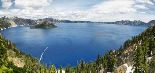 Wizard Island on Crater Lake