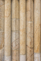 Gothic stone portal detail - stone background