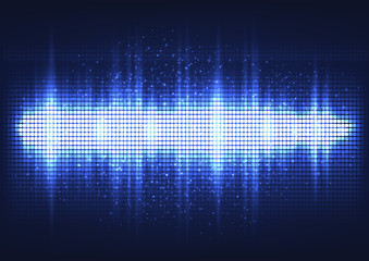 Virtual voice wave background