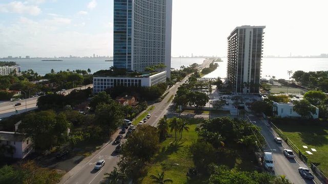 Aerial Video Of 36th Street And Biscayne Miami