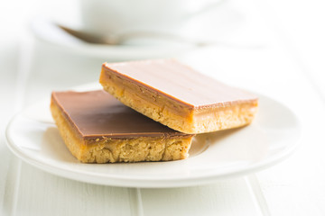 Sweet caramel dessert.