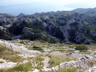 Straße im Nationalpark Biokovo