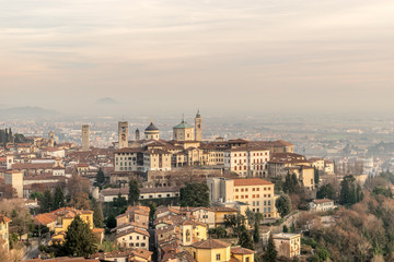 Fototapeta na wymiar Bergamo- Città Alta