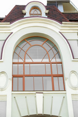 Vintage building with arched windows