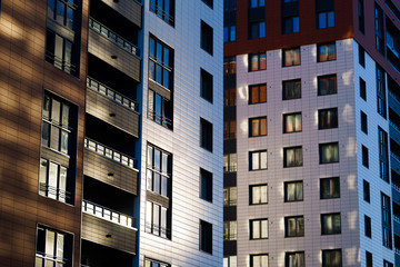 new apartment buildings on the skyline